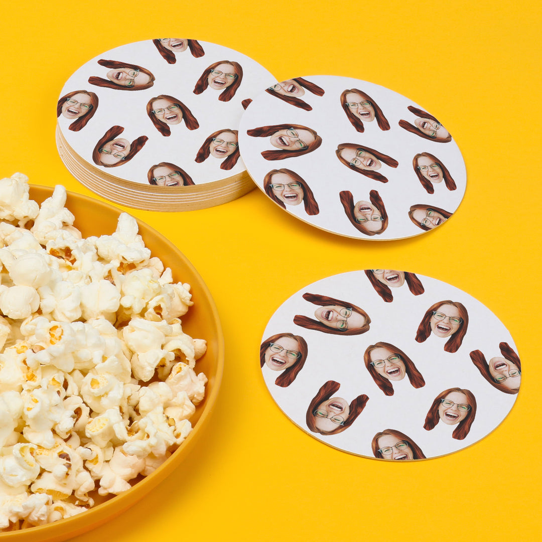 Custom Face Coasters - Pattern