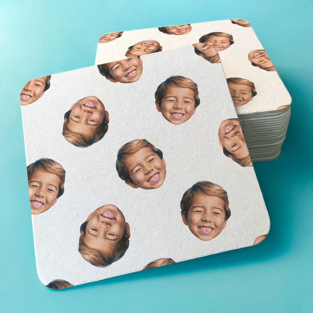 Custom Face Coasters - Pattern