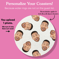Custom Face Coasters - Pattern