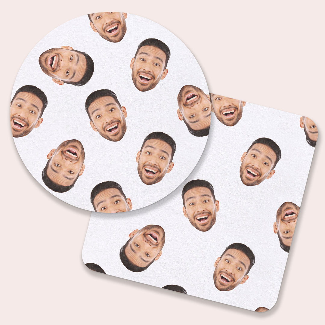 Custom Face Coasters - Pattern