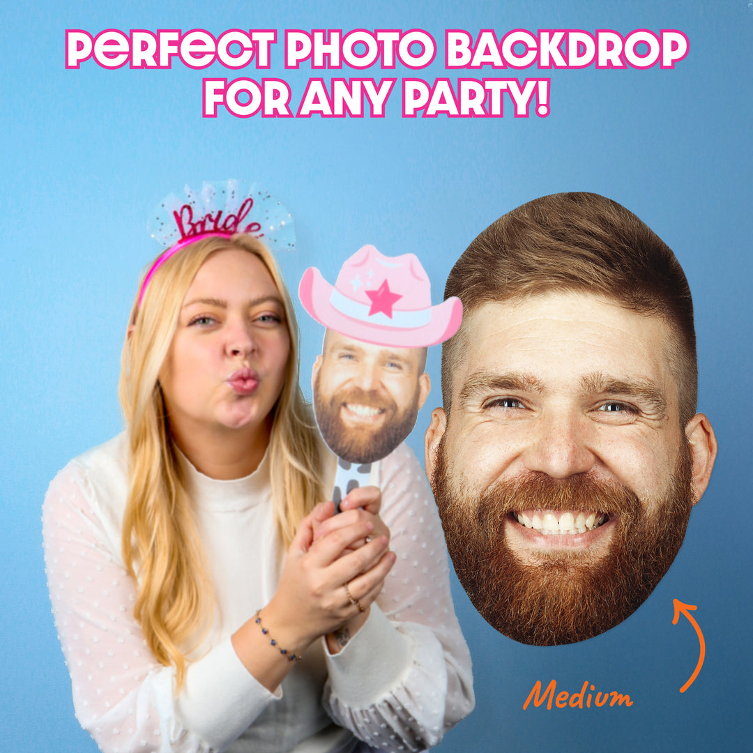 Custom Fun Face Vinyl Decals - Multiple Sizes - 1 Piece