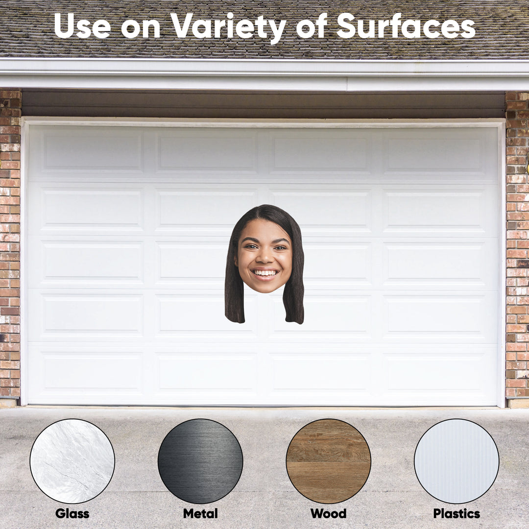 Custom Fun Face Vinyl Decals - Multiple Sizes - 1 Piece