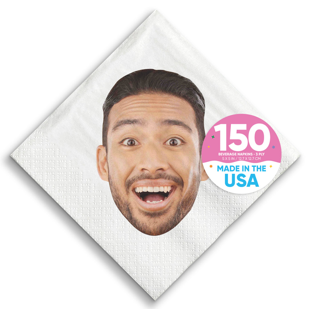 Custom Face Napkins - Any Occasion