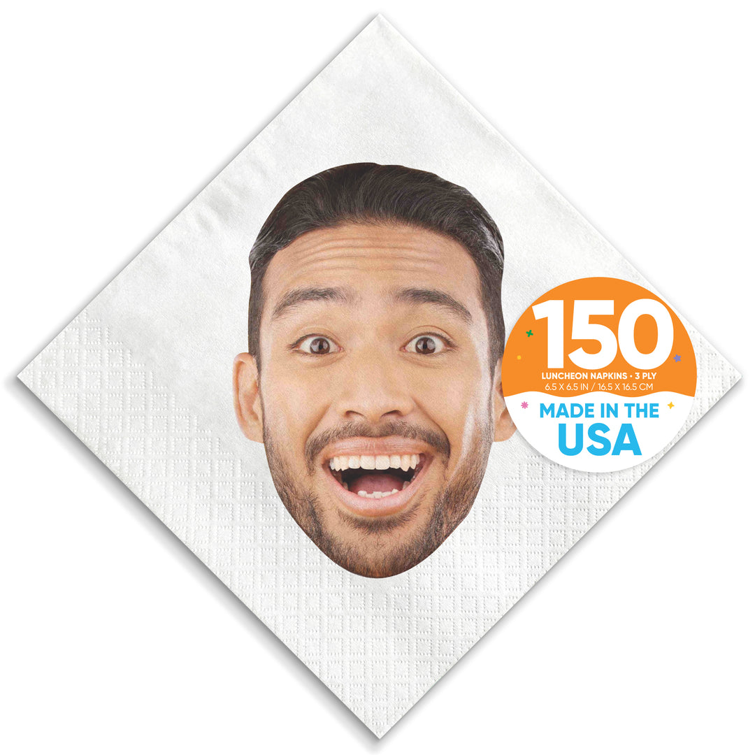 Custom Face Napkins - Any Occasion