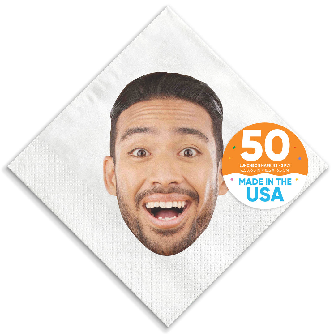 Custom Face Napkins - Any Occasion