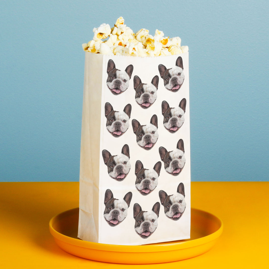 Custom Face Popcorn Bags - Pattern Any Occasion