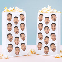 Custom Face Popcorn Bags - Pattern Any Occasion