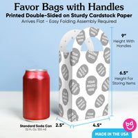 Custom Face Paper Favor Bags - 12 Ct