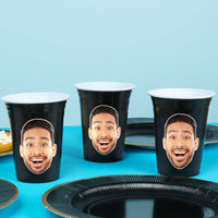 Custom Face Party Cups - 16 Ct