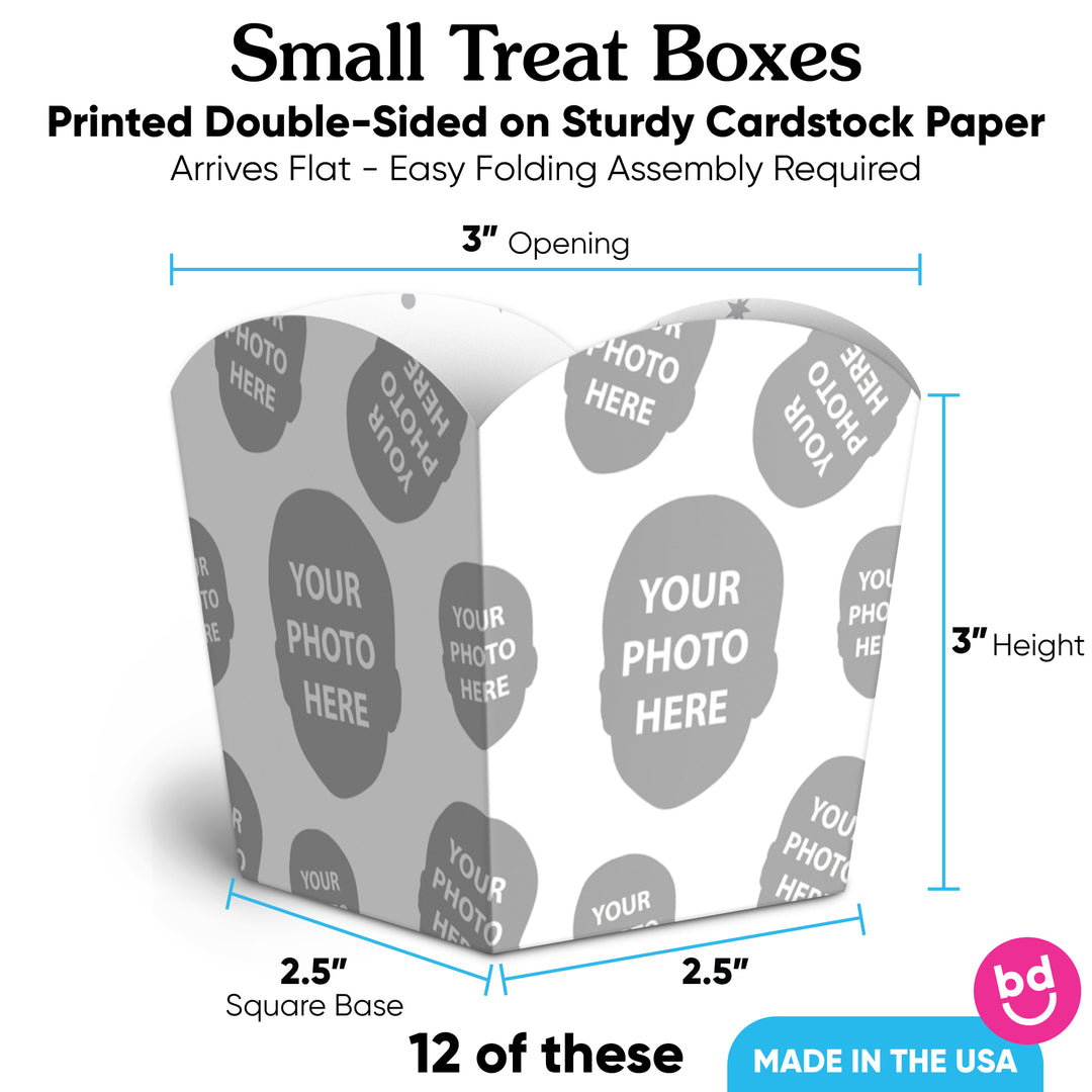 Custom Face Treat Boxes - 12 Ct