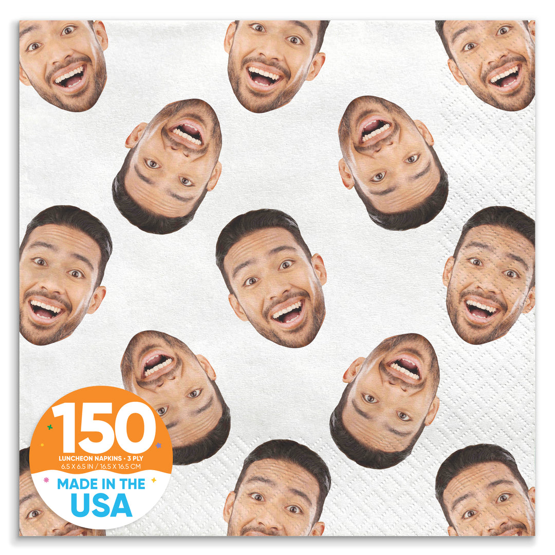 Custom Face Napkins - Pattern Any Occasion