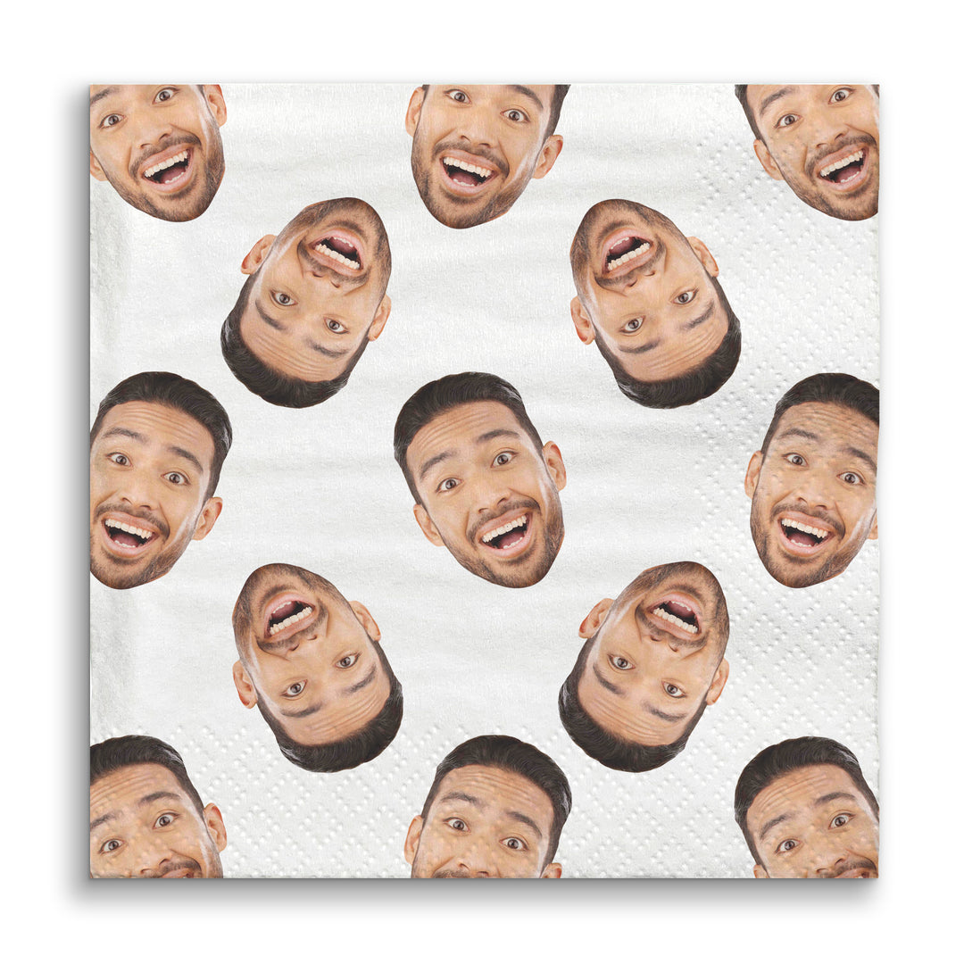 Custom Face Napkins - Pattern Any Occasion