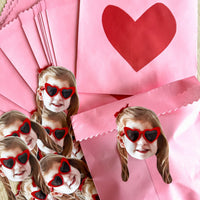 Custom Photo Fun Face Cut-Out Stickers - Set of 24