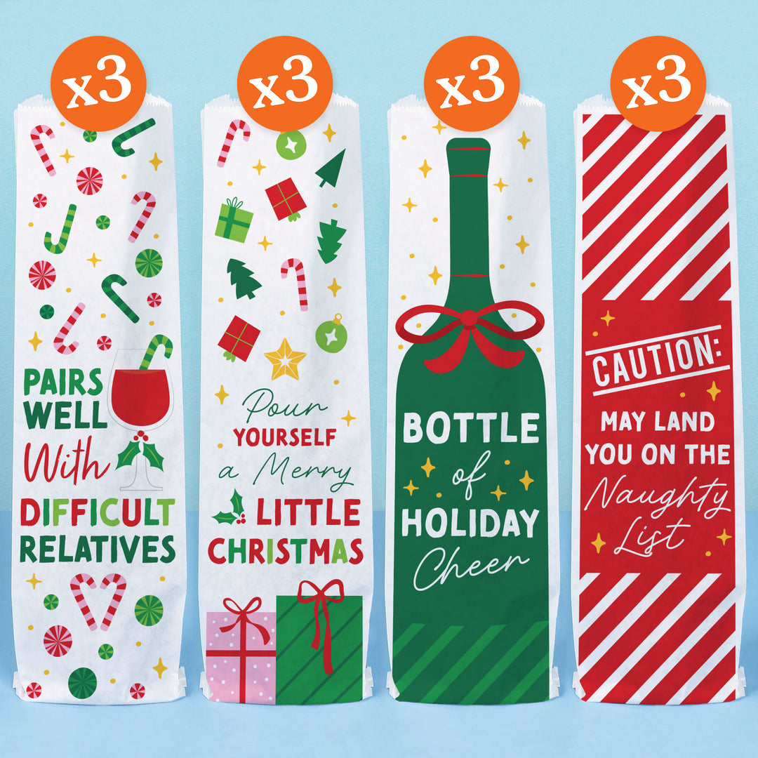 Wine Bags - Funny Christmas