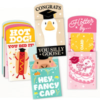 Assorted Funny Graduation Nifty Gifty gift card holders with envelopes 8ct