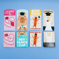 Assorted Funny Graduation Nifty Gifty Card Holders - 8 Ct