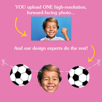 Custom Face Soccer Garland Banner