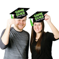 Game Over - Grad Cap Decorations DIY Video Game Graduation Large Party Essentials - Set of 20
