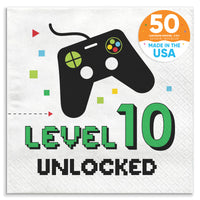 Custom Text Napkins - Game Zone