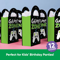 Video Game Paper Favor Bags - 12 Ct
