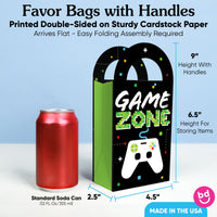 Video Game Paper Favor Bags - 12 Ct