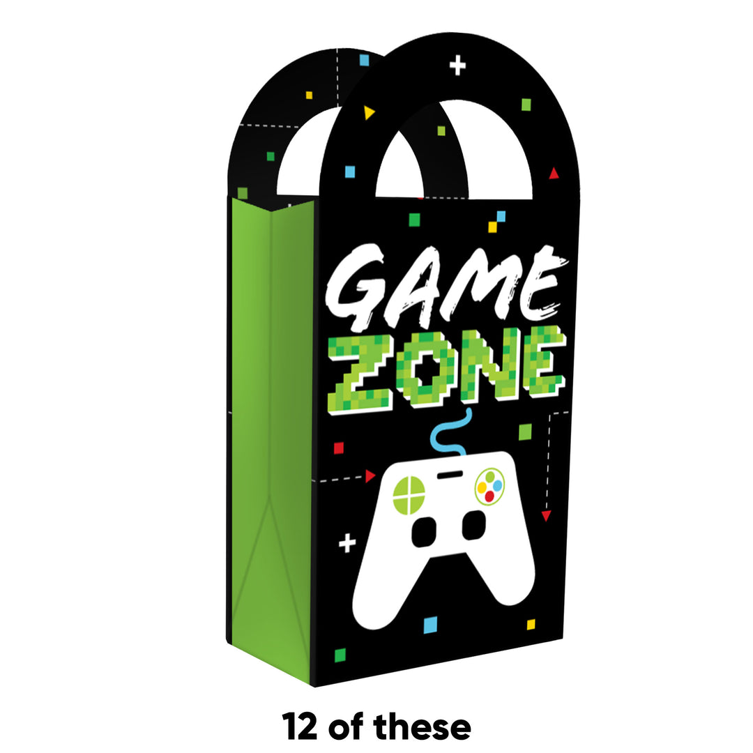 Video Game Paper Favor Bags - 12 Ct