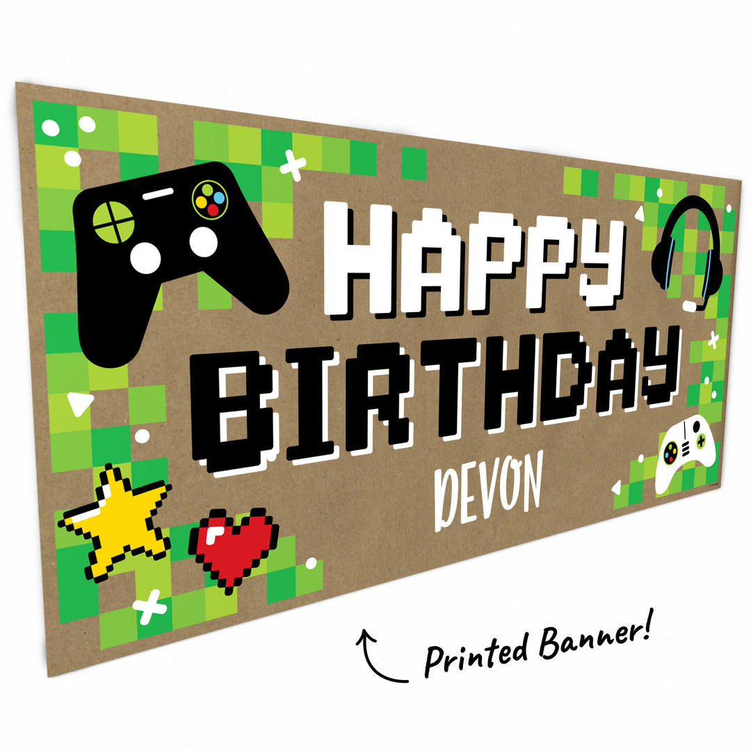 Pixel video game controller artwork close-up