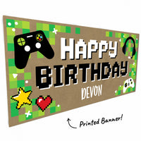 Pixel video game controller artwork close-up
