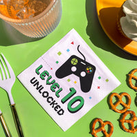 Custom Text Napkins - Game Zone