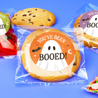 Ghostly You've Been Booed Stickers & Clear Cookie Bags - 25 Ct