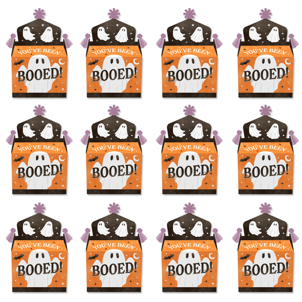 Ghostly You've Been Booed Gable Boxes - 12 Ct