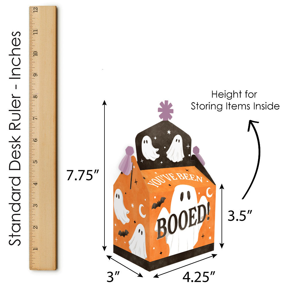Ghostly You've Been Booed Gable Boxes - 12 Ct