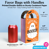 Ghostly You've Been Booed Paper Favor Bags - 12 Ct