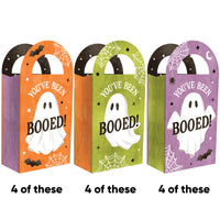 Ghostly You've Been Booed Paper Favor Bags - 12 Ct