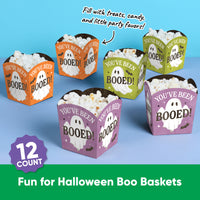 Ghostly You've Been Booed Treat Boxes - 12 Ct