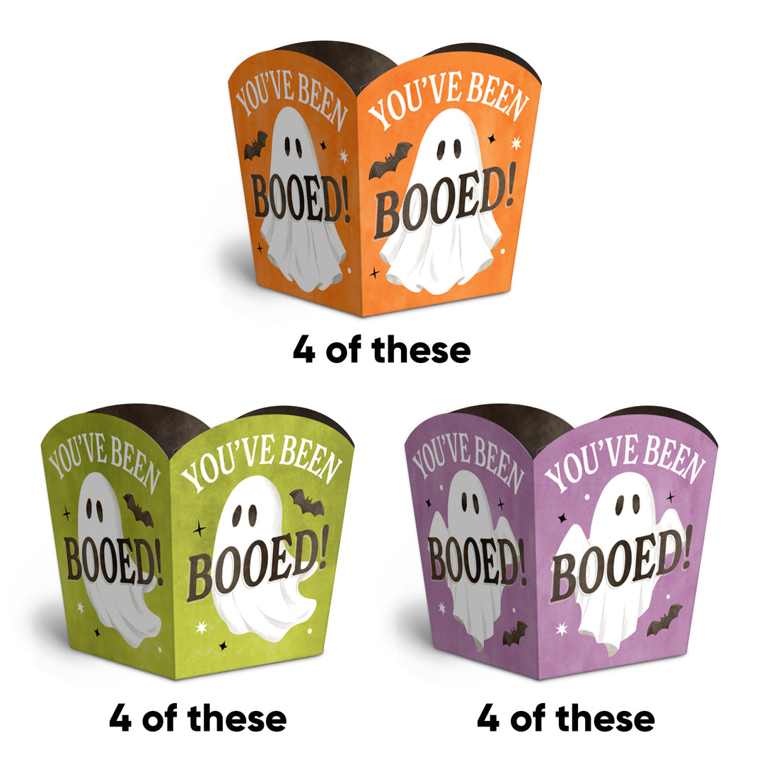 Ghostly You've Been Booed Treat Boxes - 12 Ct