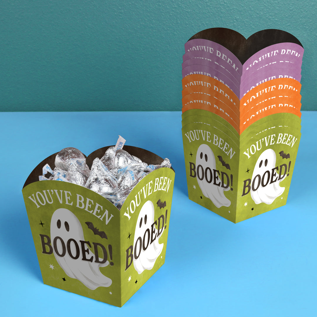 Ghostly You've Been Booed Treat Boxes - 12 Ct