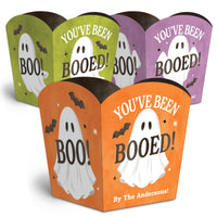 Custom Text Ghostly You've Been Booed Treat Boxes - 12 Ct