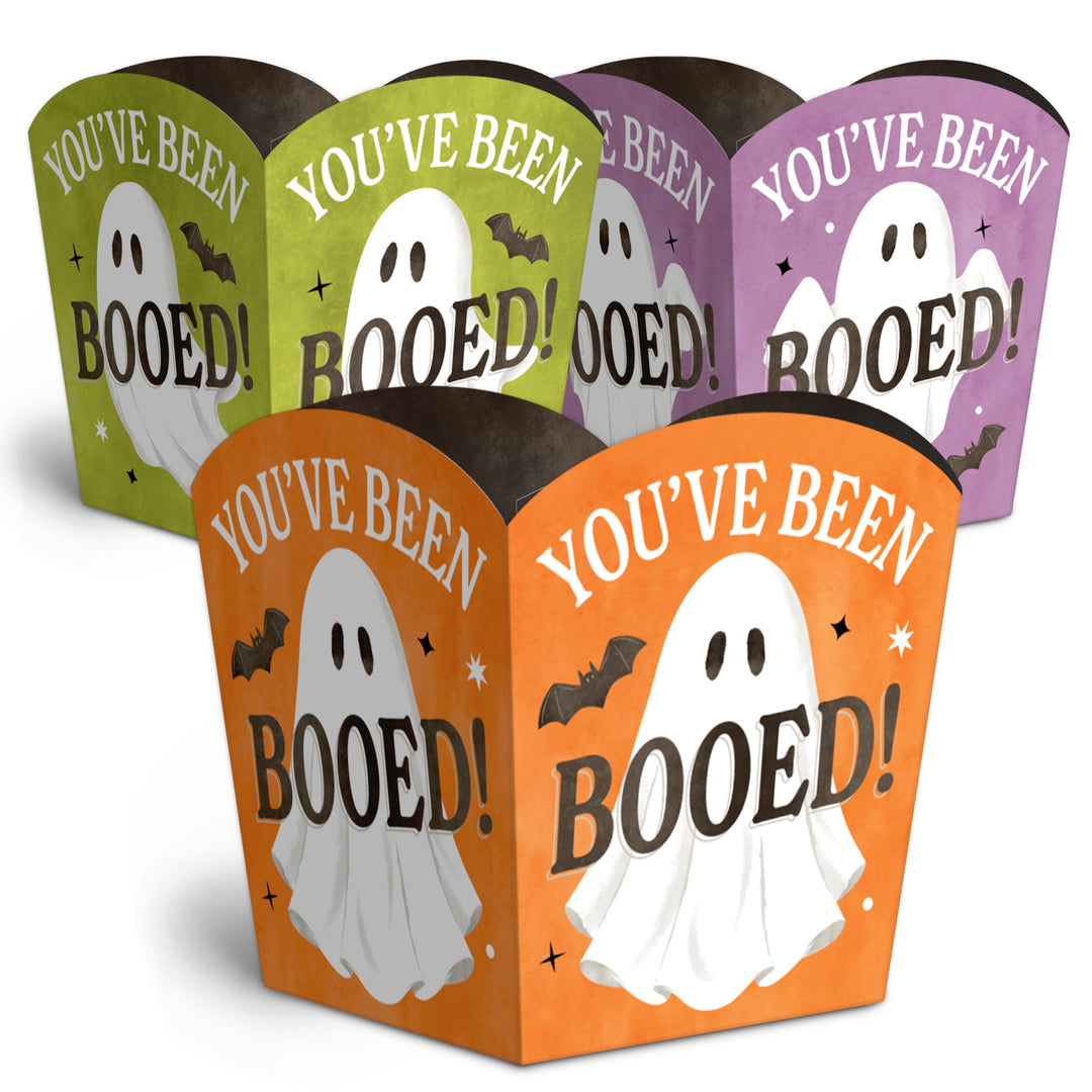 Ghostly You've Been Booed Treat Boxes - 12 Ct
