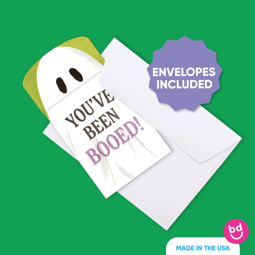 Ghostly You've Been Booed Nifty Gifty Card Holders -  8 Ct