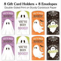 Ghostly You've Been Booed Nifty Gifty Card Holders -  8 Ct