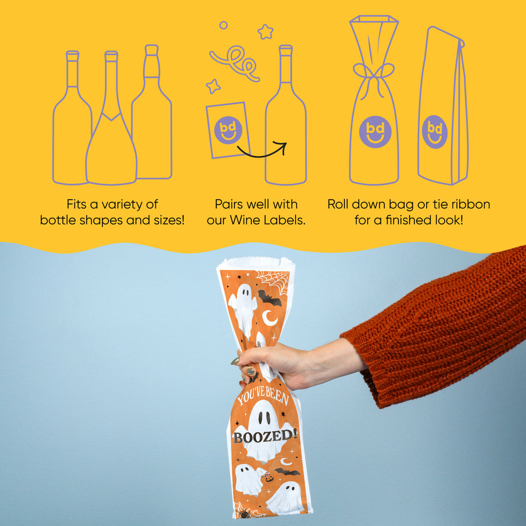 Wine Bags - Ghostly You've Been Booed