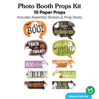 Ghosts Funny Photo Props - 10 Ct