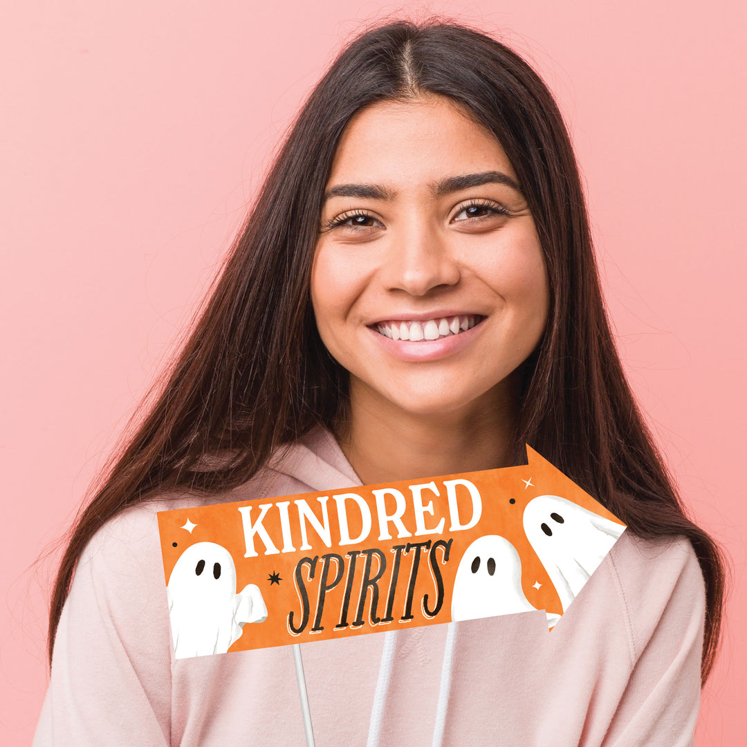 Ghosts Funny Photo Props - 10 Ct
