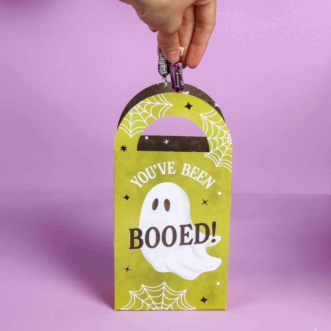 Ghostly You've Been Booed Paper Favor Bags - 12 Ct