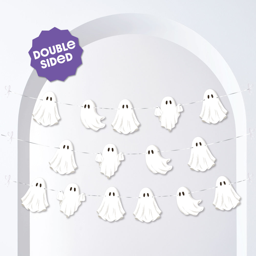 Ghosts Garland Banner - 15 Pc