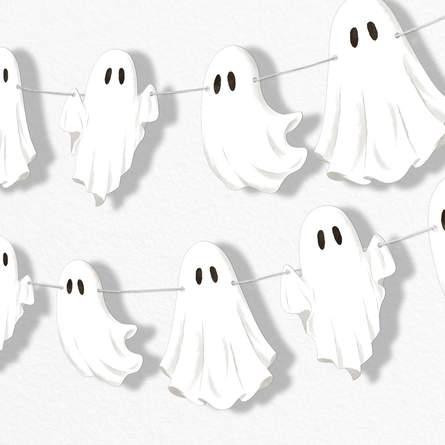 Ghosts Garland Banner - 15 Pc
