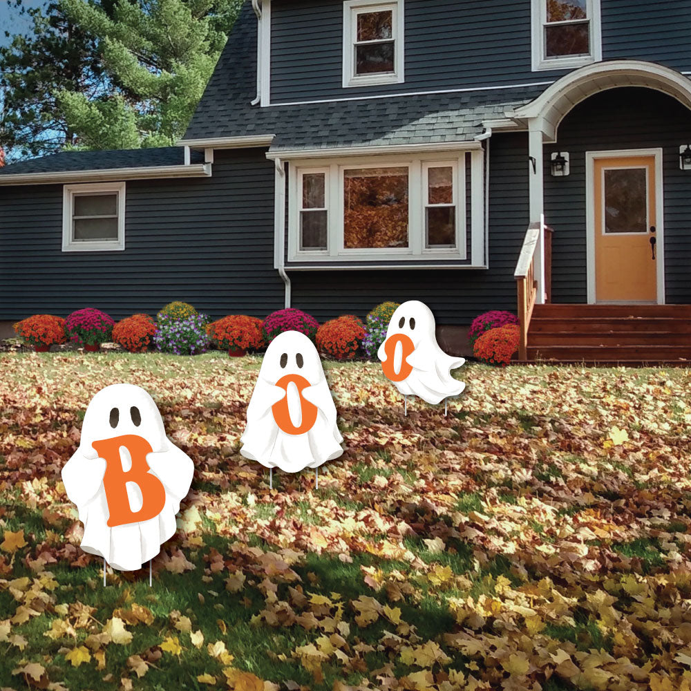 Ghosts Yard Sign - BOO