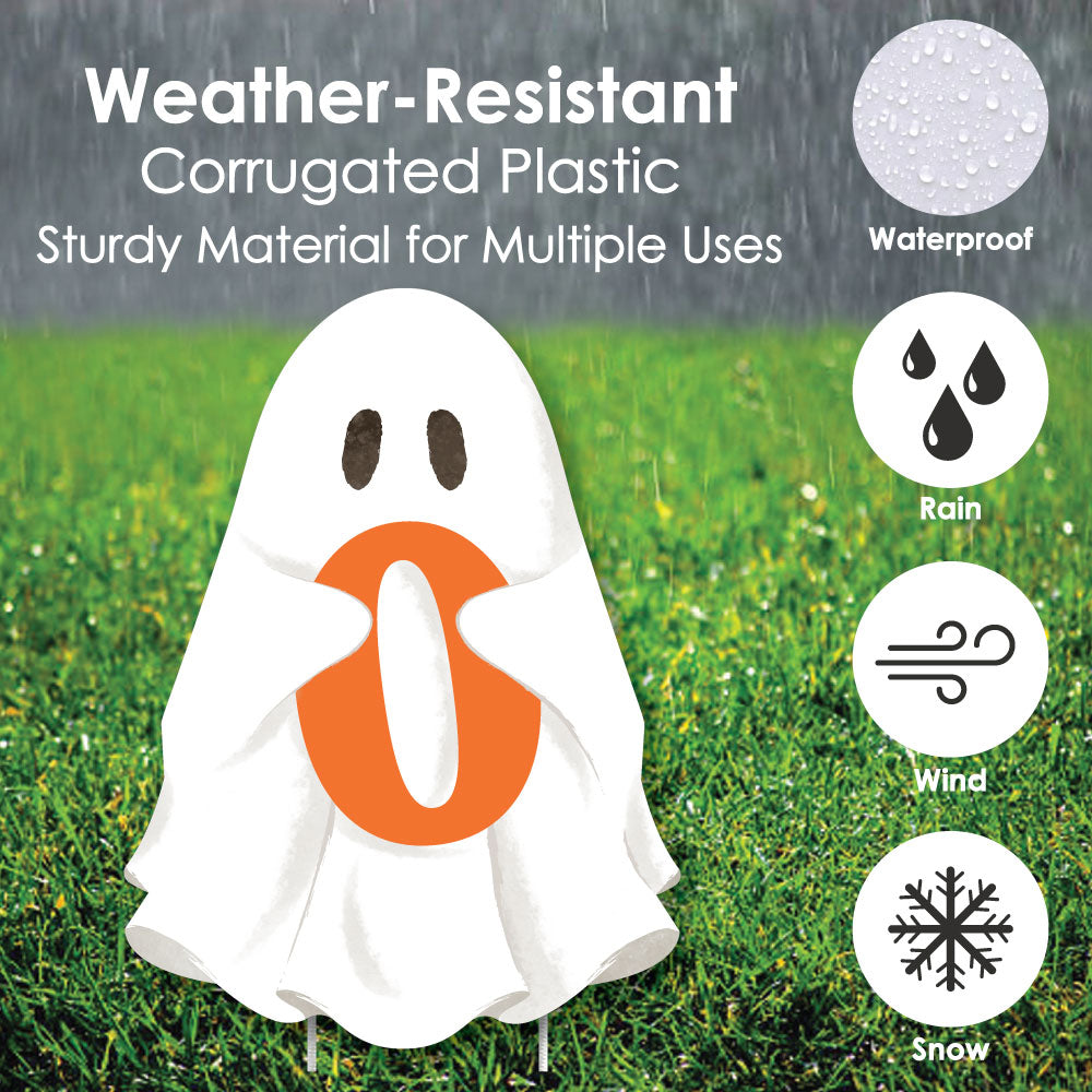 Ghosts Yard Sign - BOO