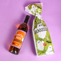 Ghostly You've Been Booed - Wine Bottle Stickers - 4 Ct